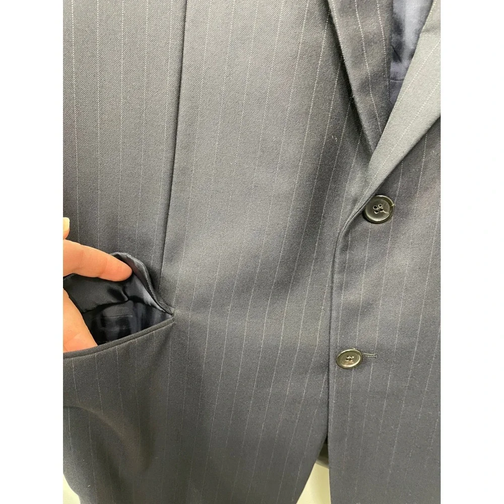 Hickey Freeman sophisticated pinstripe